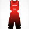 Swiss Triathlon x HUUB World Triathlon Racesuit Herren stitched