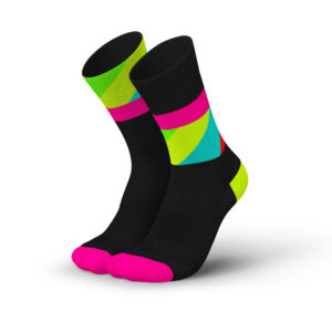 Incylence Ultralight Strides black pink canary Laufsocken