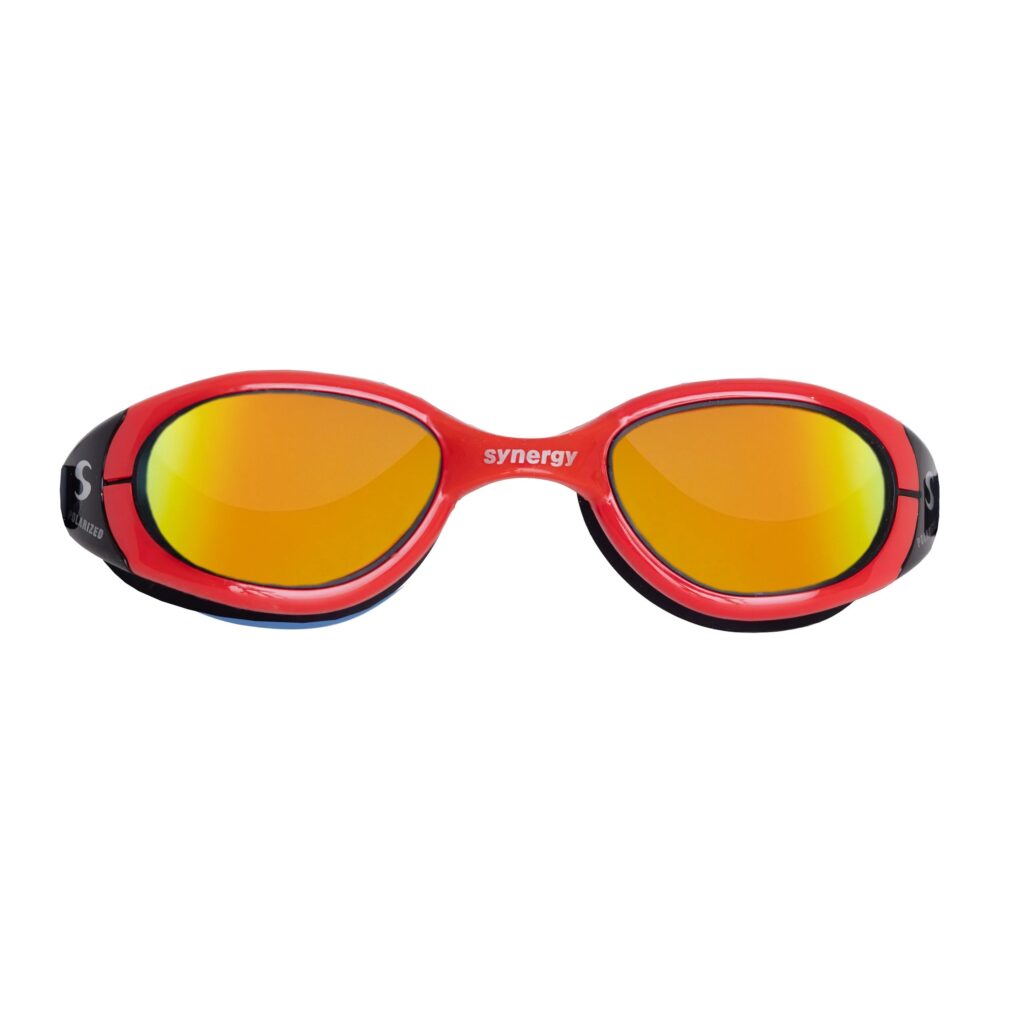 SYNERGY Schwimmbrille black/red